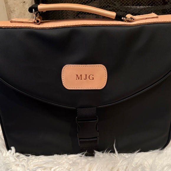 Jon Hart Black Canvas and Leather Padded Laptop 15 inch Case, Pre-loved like New - Picture 12 of 12